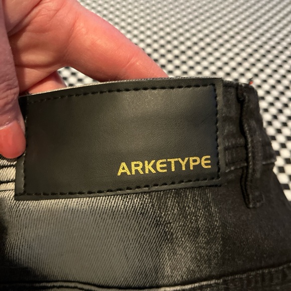 Brand new Arketype paint splatter jeans 38/32 - Picture 3 of 7